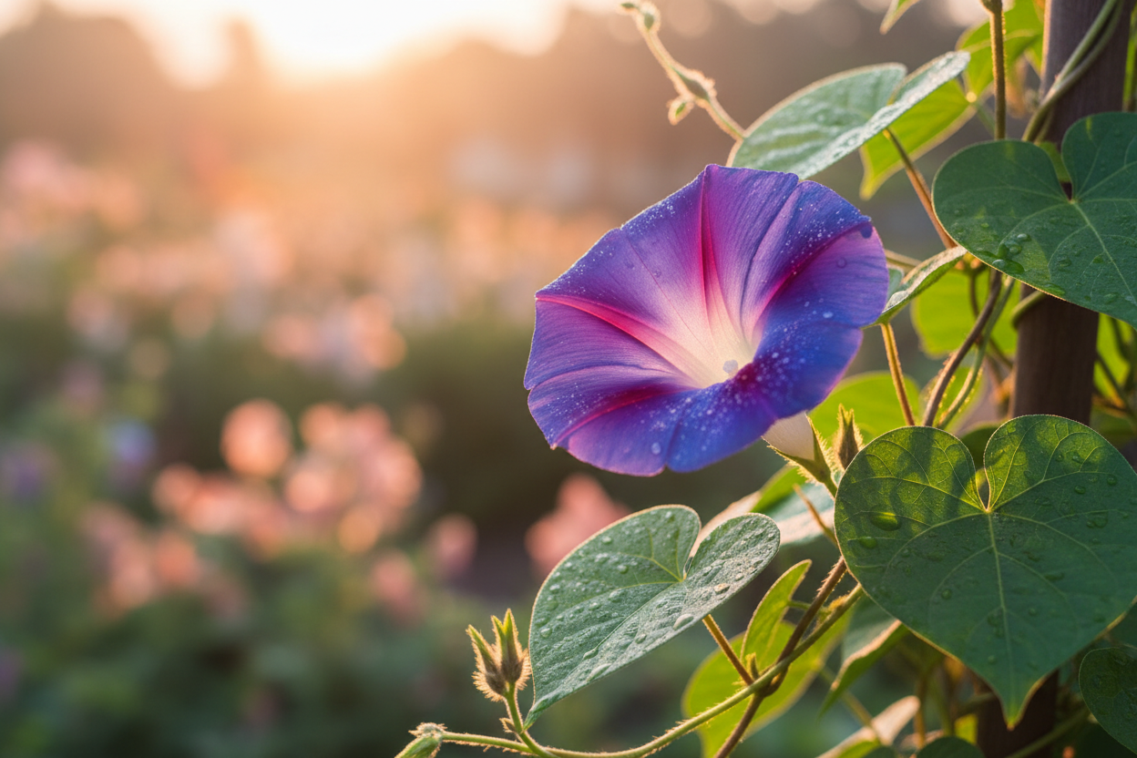 The Morning Glory That Lives for Just One Day